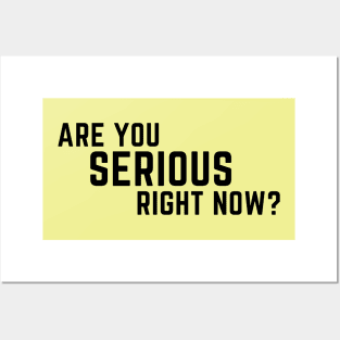 Are you serious right now?  A saying design Posters and Art